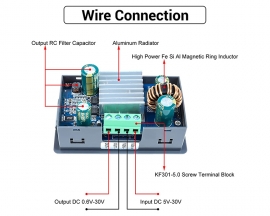 DC 5-30V 35W 4A Adjustable Step UP Down Power Supply Module, DC-DC Buck Boost Converter, CCCV Voltage Converter Solar Charging